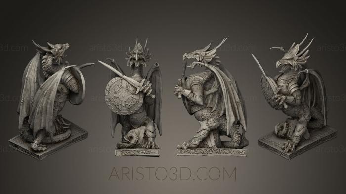Figurines heroes, monsters and demons (STKM_0183) 3D model for CNC machine